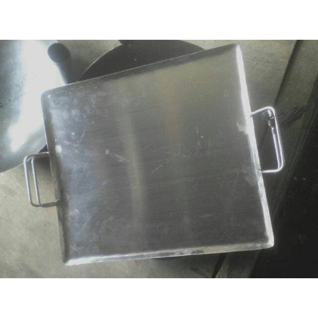 Wajan sosis/roti bakar stainless/wajan datar