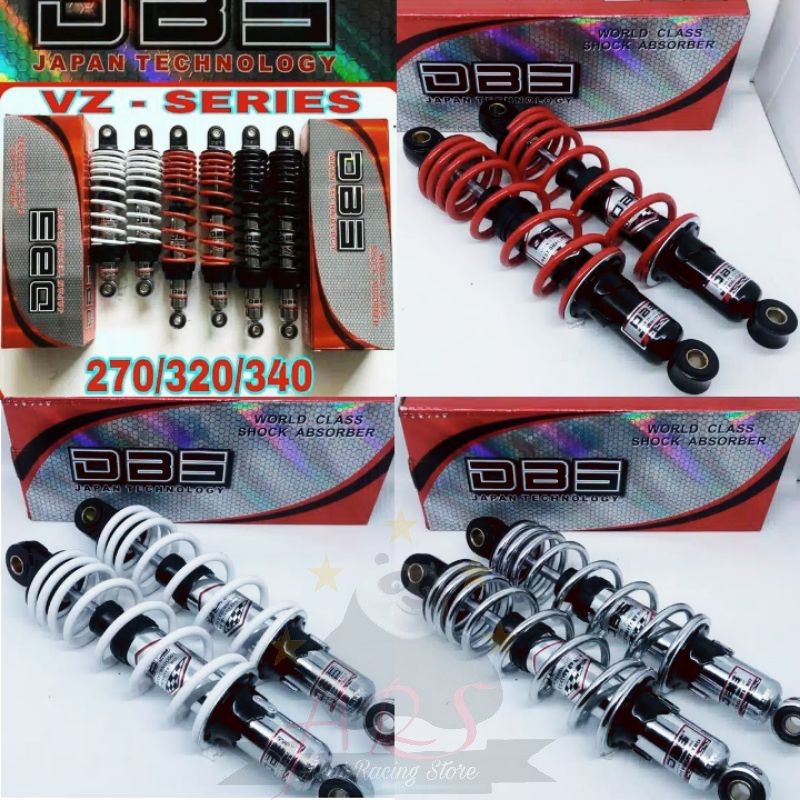 New Shock Belakang Shockbreaker Cr7  Ukuran 280,340 Jupiter z,Vega r,Supra,Kharisma,Rx King,Tiger