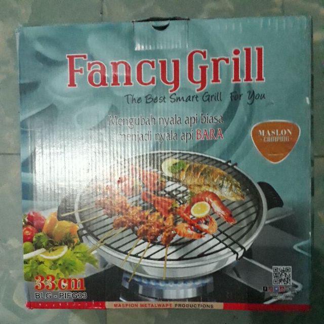 Fancy Grill Alat Panggangan Maslon By  Maspion Group 33 Cm Pemanggang 33cm Bbq Panggang Bakar