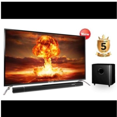 Polytron LED Digital TV 50 Inch Full HD Sound Bar Cinemax PLD 50BS873