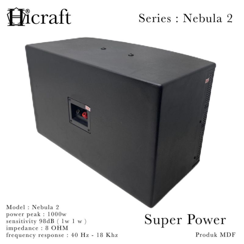 Speaker Karaoke Room Pasif 10 Inch HICRAFT Nebula 2 Sound Original