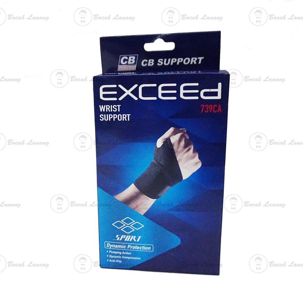 Deker Pelindung 739 CA CB Support Exceed Pergelangan Tangan Deker Olahraga Kesehatan Anti Terkilir