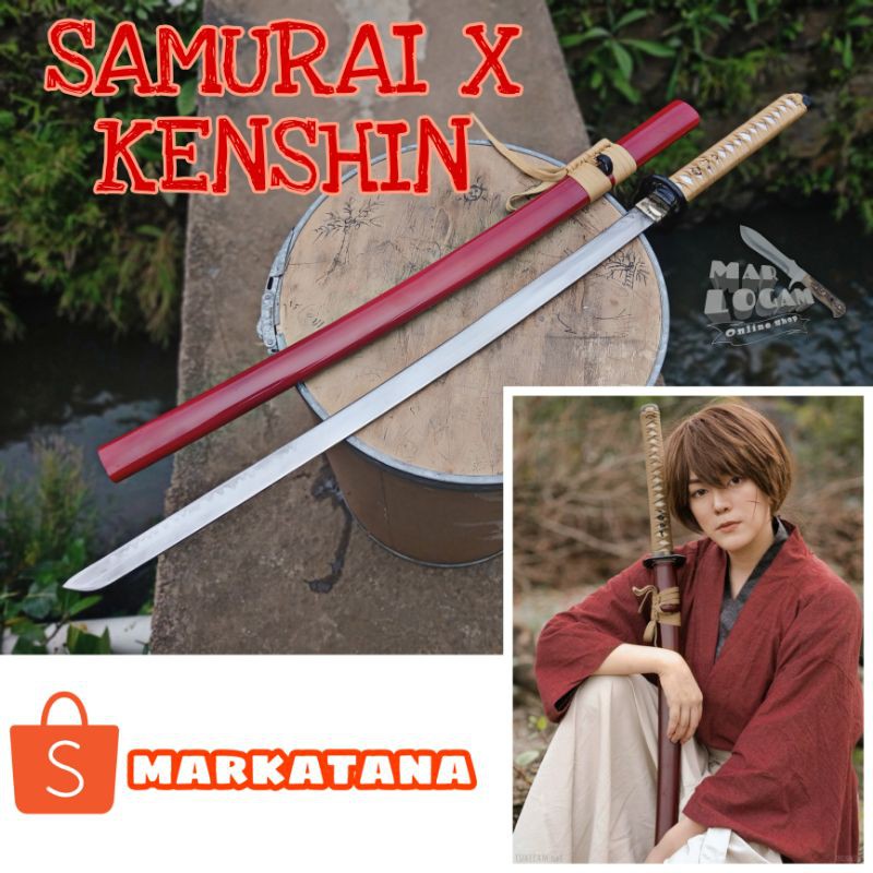 BISA COD!!! Mata bilah terbalik pedang kenshin s∆mur∆i X pedang himura dijamin murah