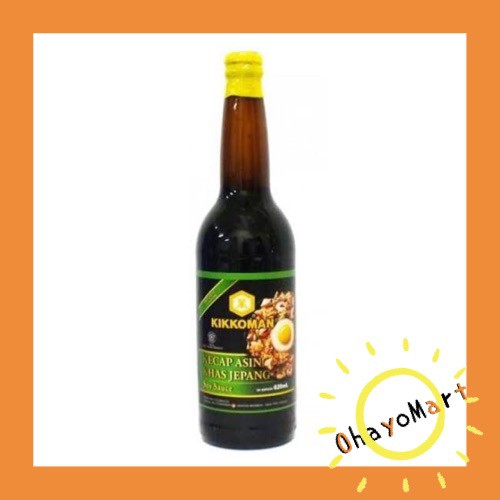 Kikkoman kecap Asin Khas Jepang Besar / Kikkoman Soy sauce 620ml