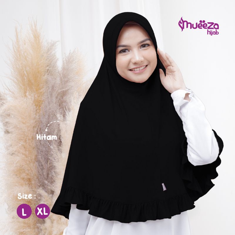 HIJAB - HIJAB BILQIS HITAM - MUEEZA HIJAB