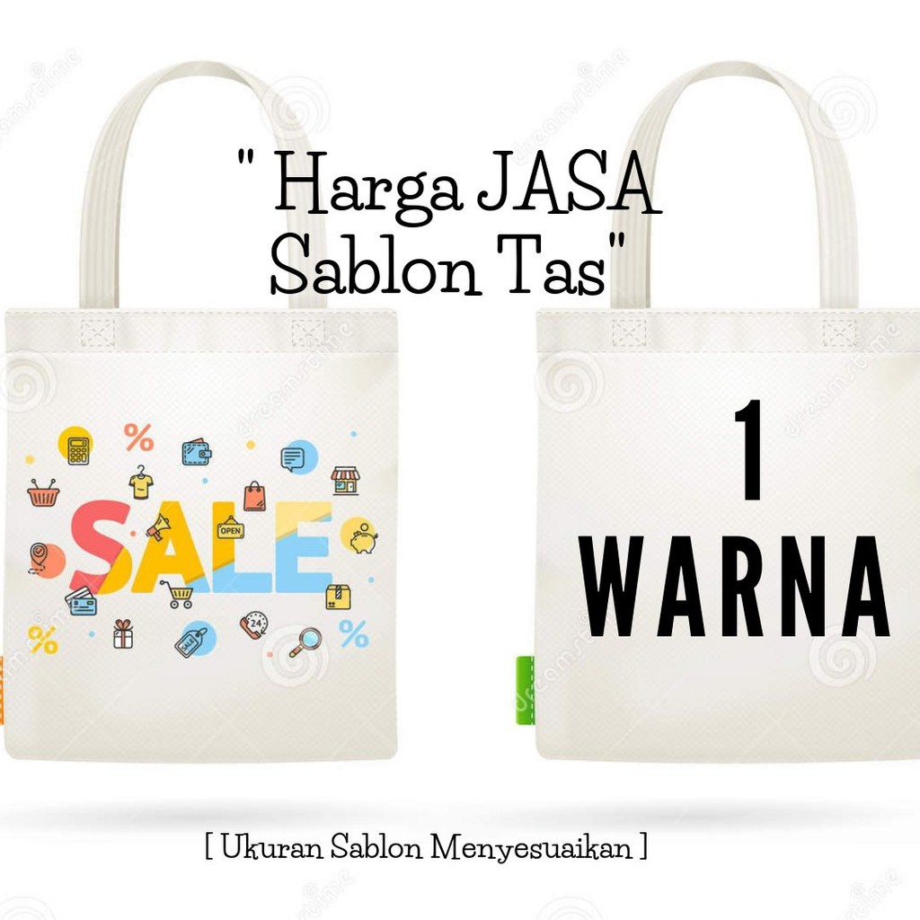 Jual SABLON TAS 1 WARNA | Shopee Indonesia
