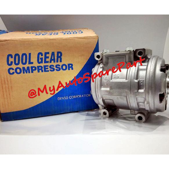 KOMPRESOR COMPRESOR KOMPRESSOR AC MOBIL Kijang Kapsul Denso COOL GEAR