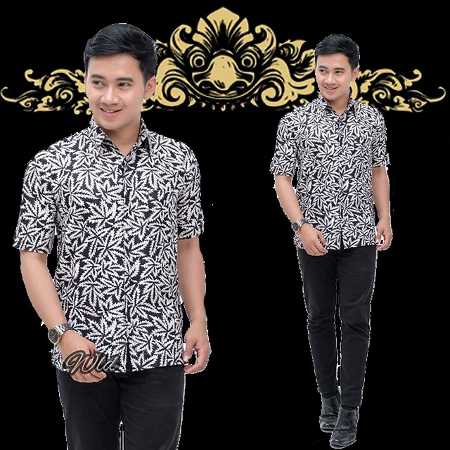BAJU BATIK PRIA ABADI BATIK KEMEJA BATIK PRIA LENGAN PENDEK TERVIRAL DI SHOPEE GODONG