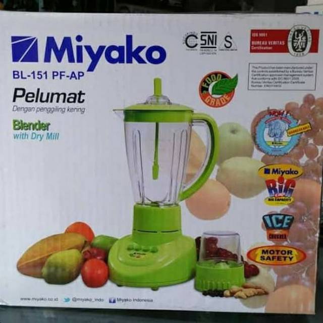 MIYAKO blender pelumat 2 in 1 - BL 151 PF - garansi resmi