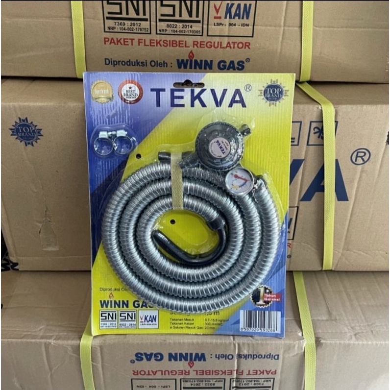 Selang Regulator Winn Tekva W26M. Kepala Gas Winn Tekva W 26M