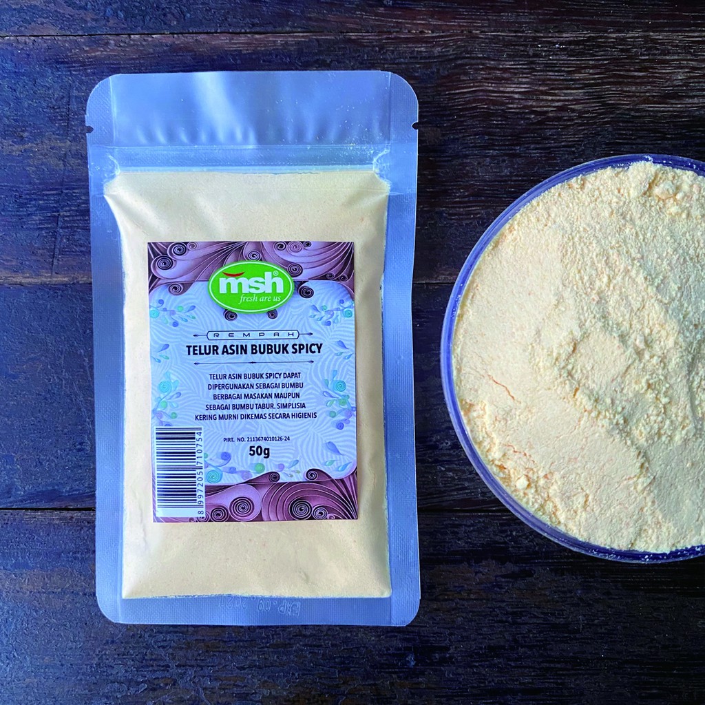 

MSH Telur Asin Bubuk Spicy 50 g