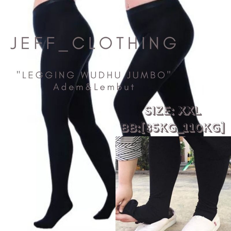 Celana Leging Wudhu Jumbo | Legging Wudhu Jumbo | Legging Wudhu | Lejing Wudhu Jumbo | Wudhu Jumbo