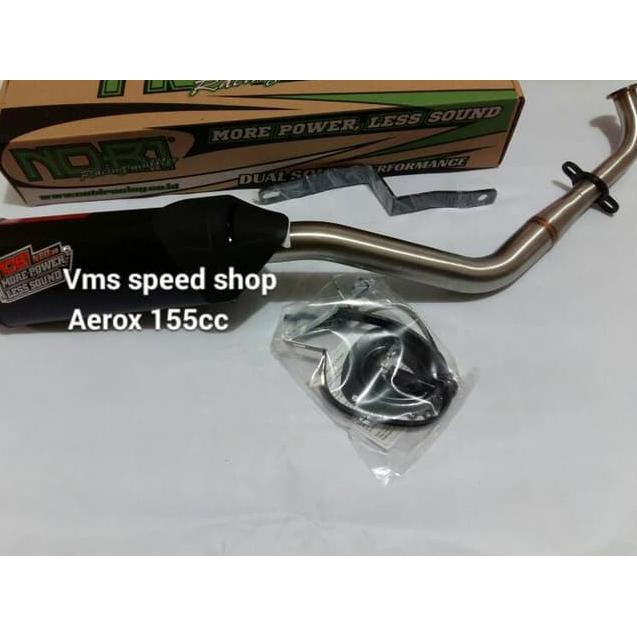 Terbaru CZD knalpot nobi neo ss dual sound yamaha AEROX 155 cc/ nobi neo ss aerox 
