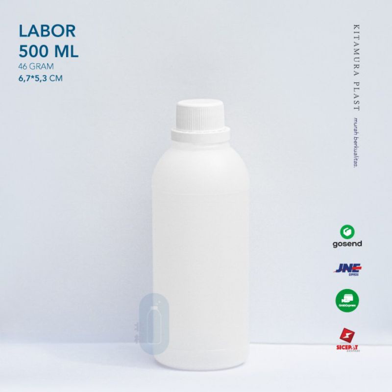 BOTOL JERIGEN 500ml dengan segel+plug