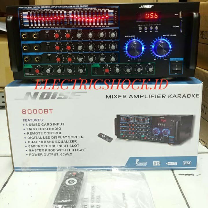 MIXER AMPLIFIER NOISE 8000BT / 8000 BT ORIGINAL