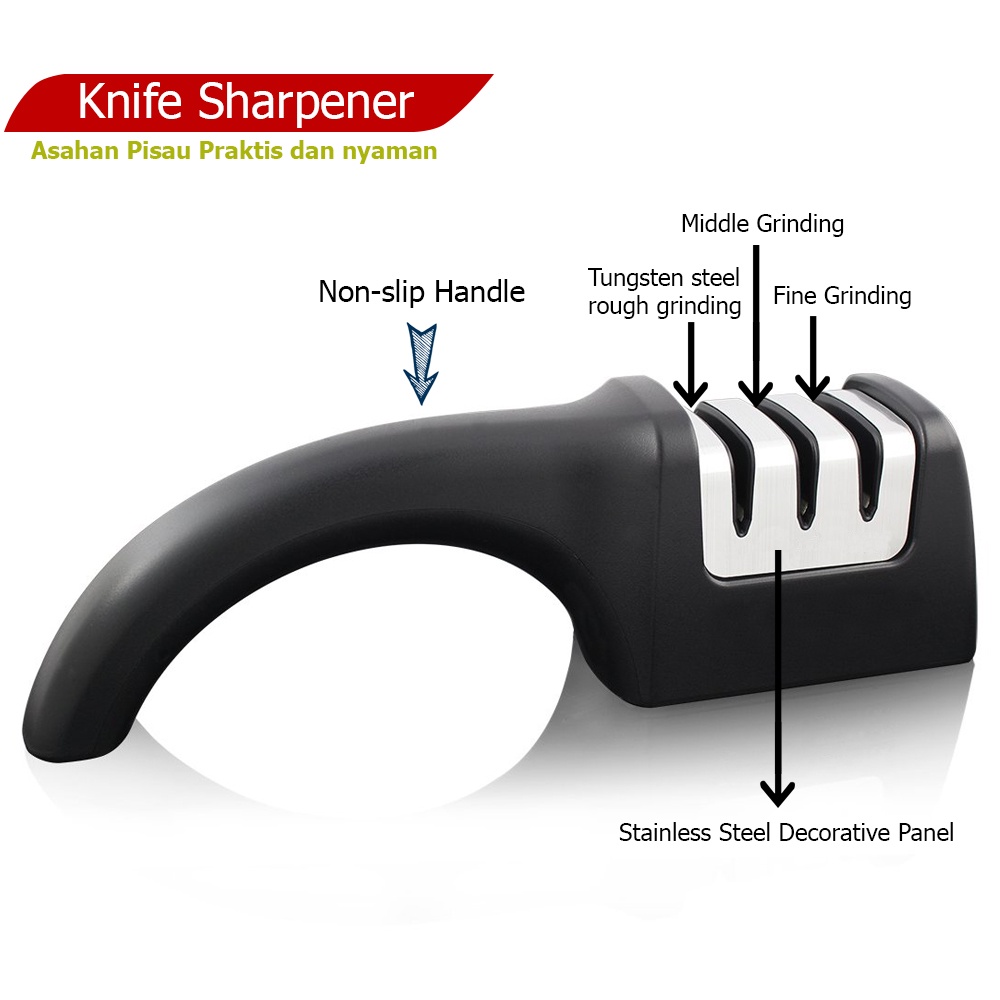 Asahan Pisau Bagus Tebal Knife Sharpener