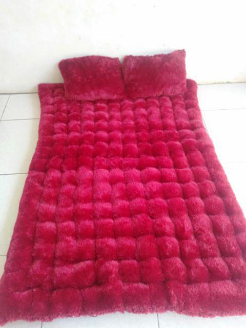 Kasur Menul 2 Bantal Super Lembut