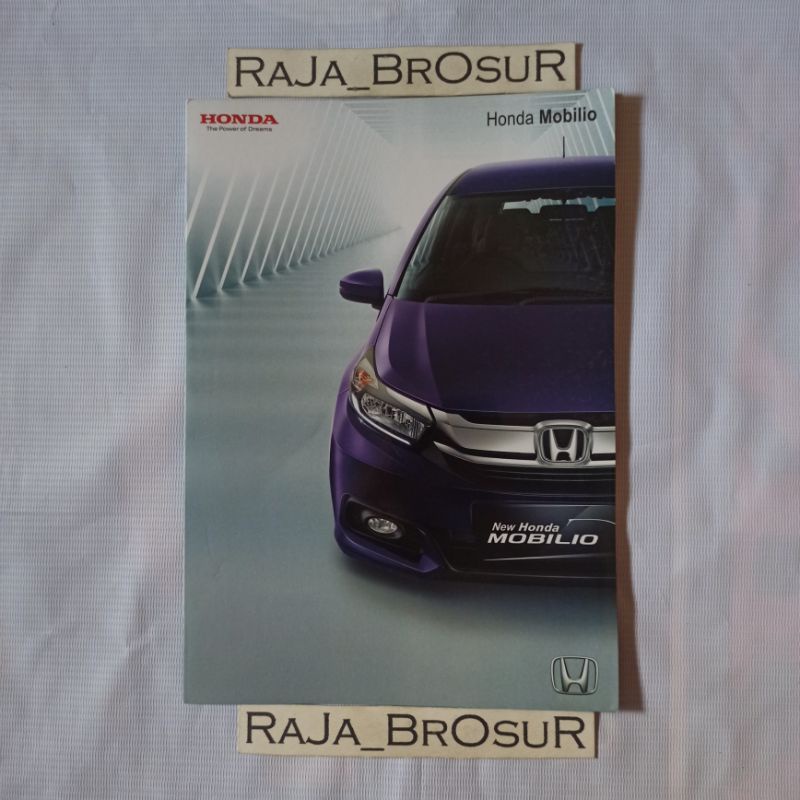 Poster brosur new Honda Mobilio marine purple pearl