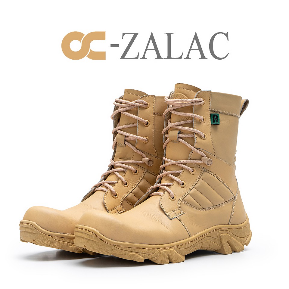 SEPATU PDL BOOT KULIT OC-ZALAC 100% FUUL KULIT