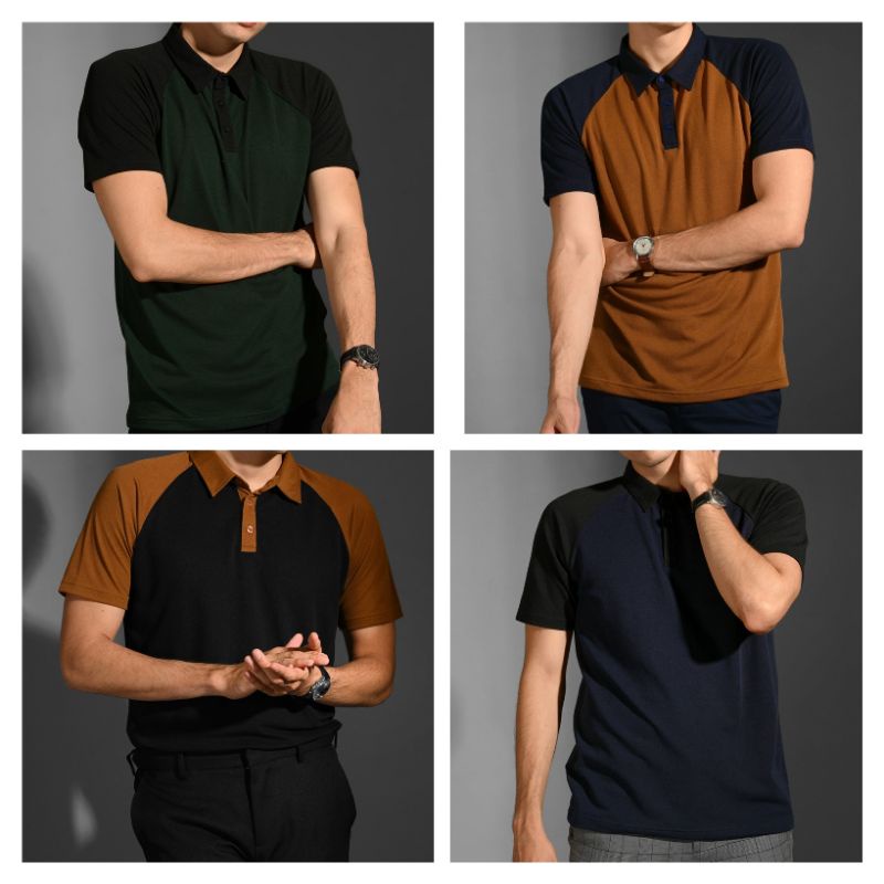 EAZYDRY POLO RAGLAN PREPPSTUDIO