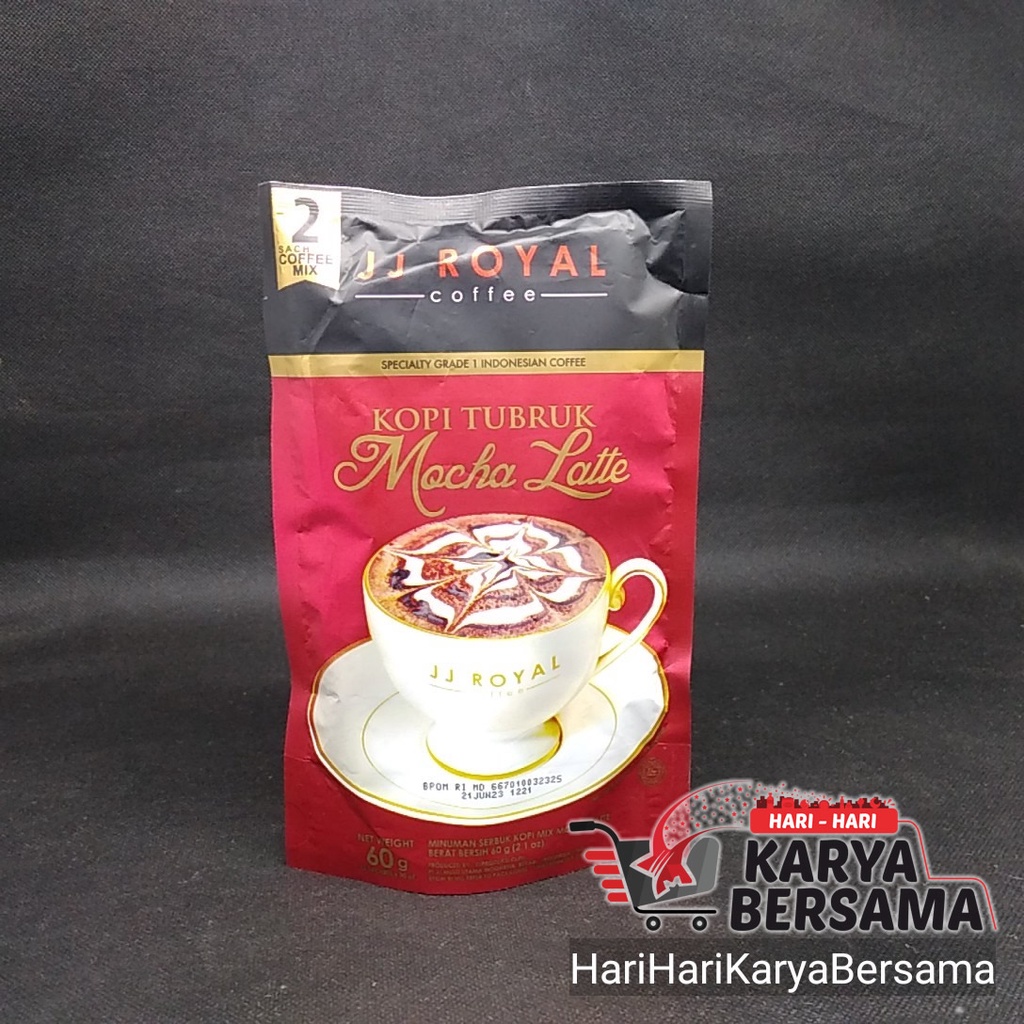 

JJ ROYAL COFFEE KOPI TUBRUK MOCHA LATTE 60GR 2'S