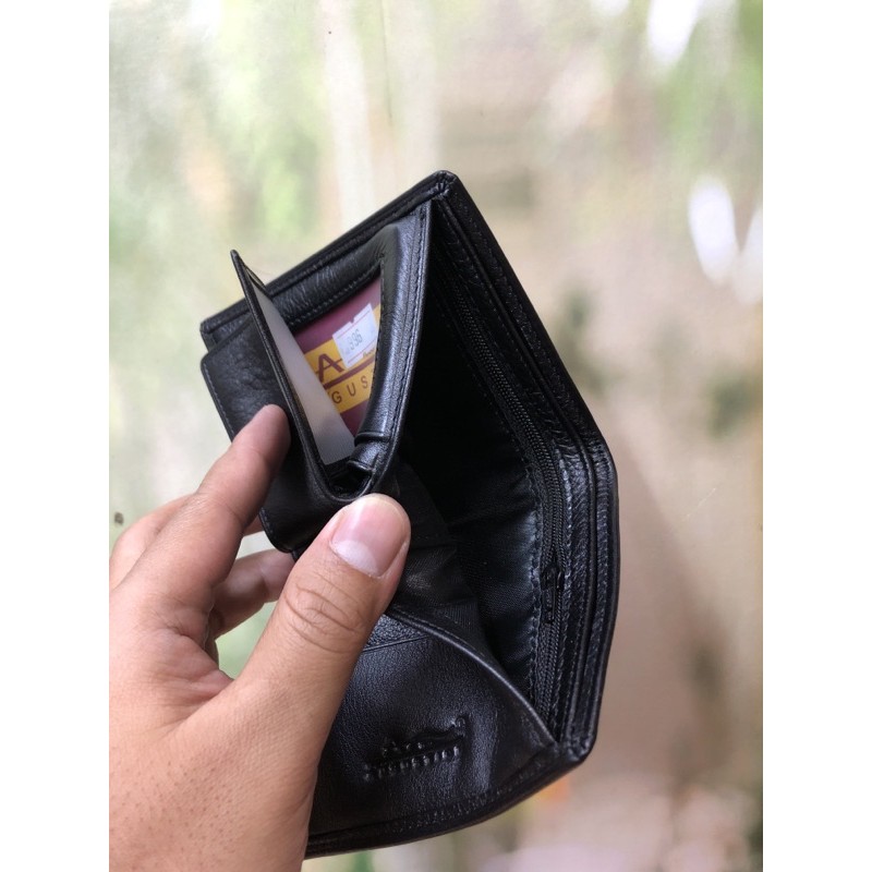 DOMPET KULIT ASLI MODEL DIRI DOMPET PRIA AUGUSTINE KULIT ASLI DOMPET PRIA LIPAT BAHAN KULIT