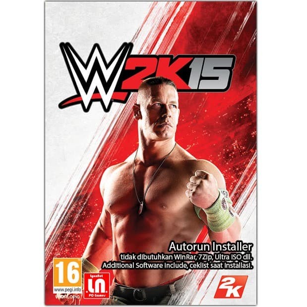 (READY) WWE 2K15 SmackDown - PC DVD Game - softcover