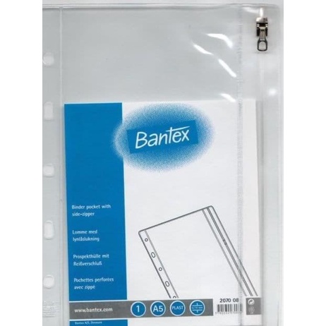 

Office & Stationery | Document Organizer | Bantex Zip Pocket A5 Size 2070 Isi 10Pcs | Best Seller