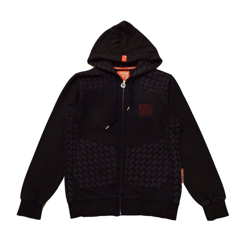 Hoodie Zipper Three Q.R. Second Original Preloved