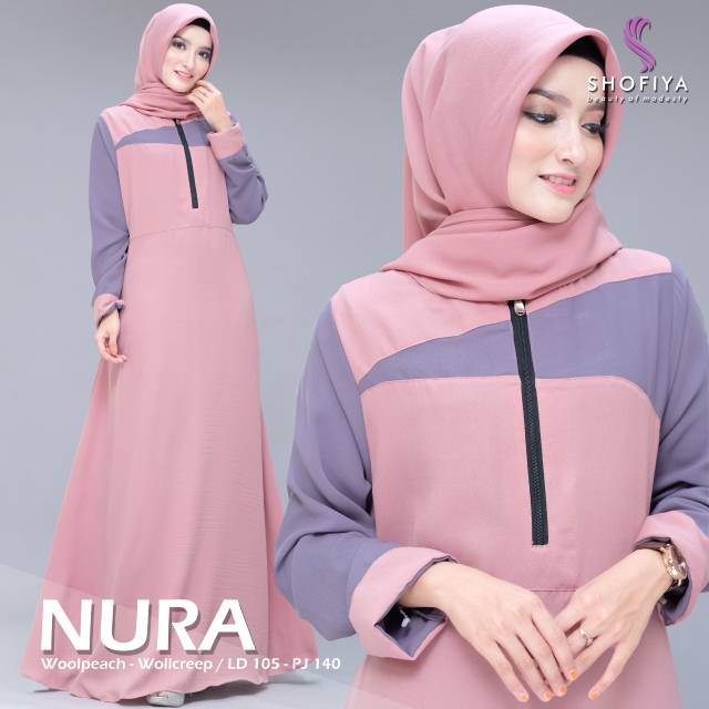NURA GAMIS + HIJAB ORIGINAL SHOFIYA
