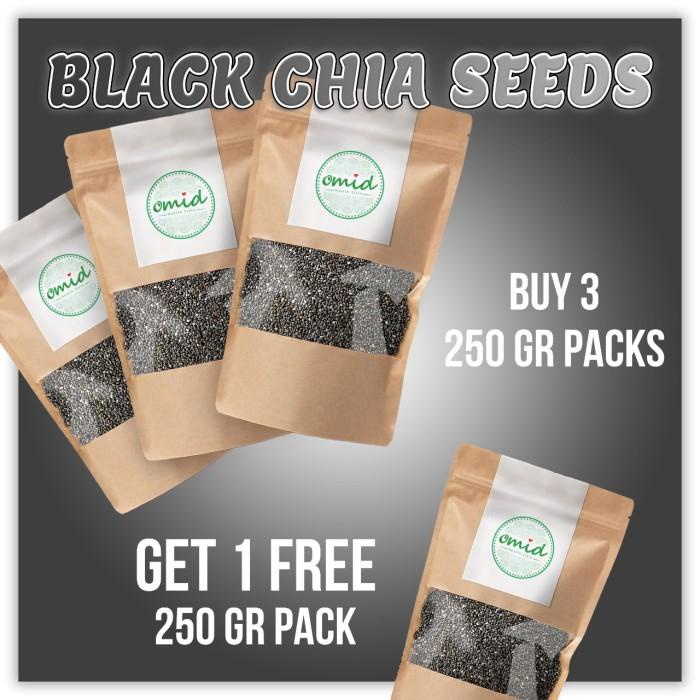 

Tepung Black Chia Seeds Powder - Tepung Biji Chia Hitam - 250 Gr