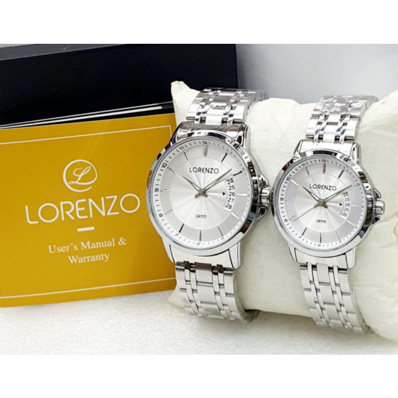 Jam Tangan Couple Lorenzo Original 5101 Garansi Resmi 1 Tahun