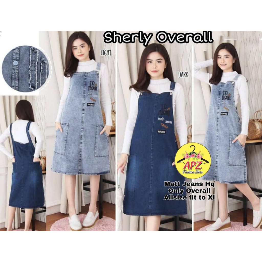 SHERLY OVERALL VARIASI BORDIR ASLI