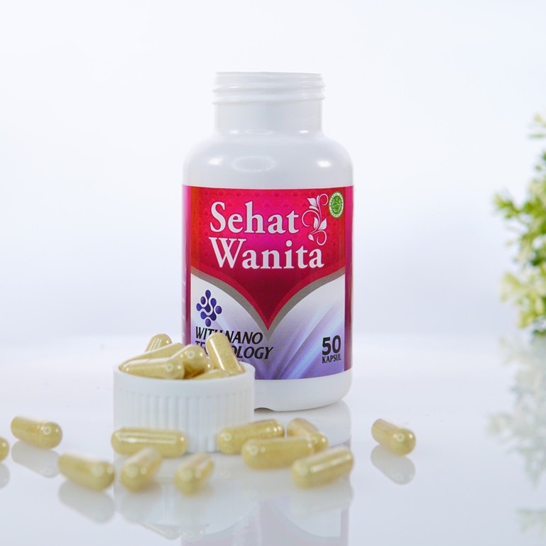 Obat Hormon Estrogen / Testosteron Sehat Wanita Herbal 50 Kapsul BPOM dan Halal MUI 100% Original