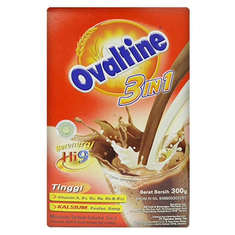 

Ovaltine 3 in 1 ukuran 300 gram