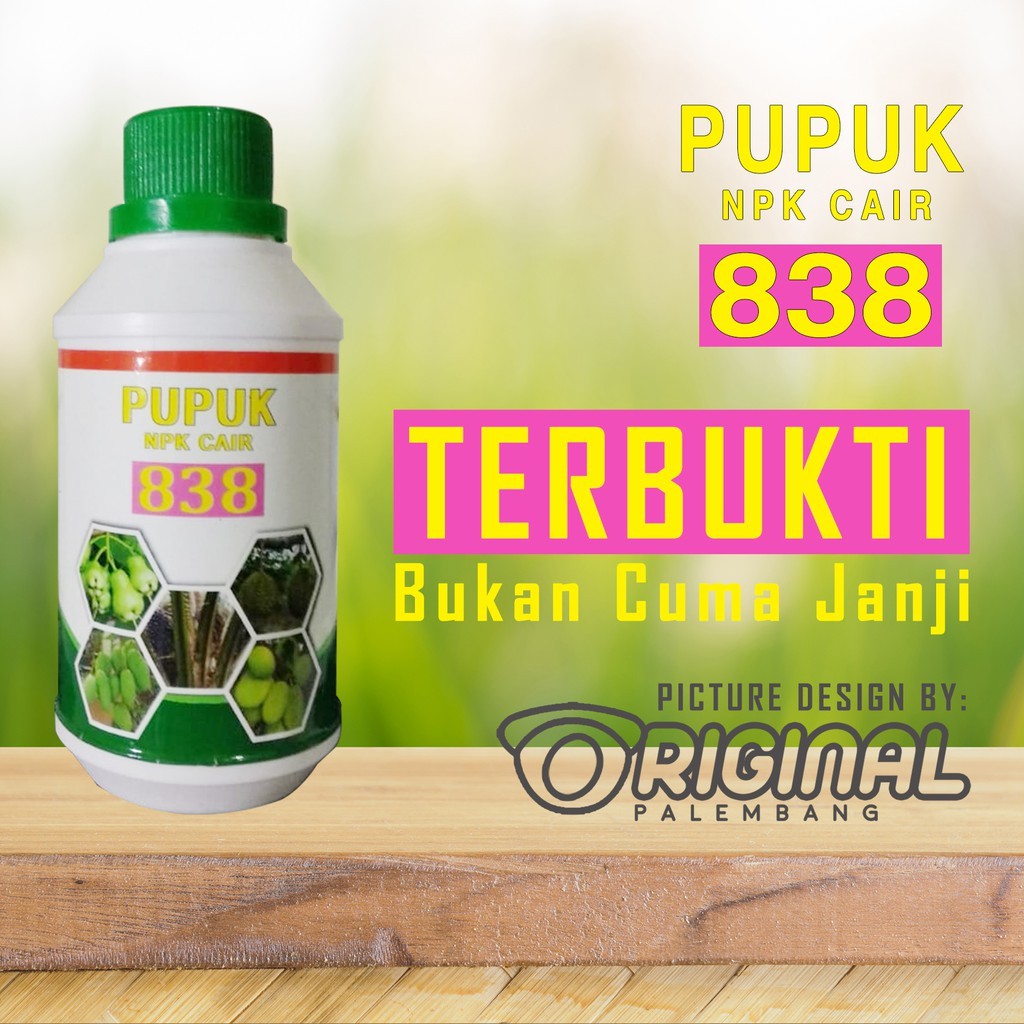 Pupuk Tanaman Buah dan Padi NPK Cair 838