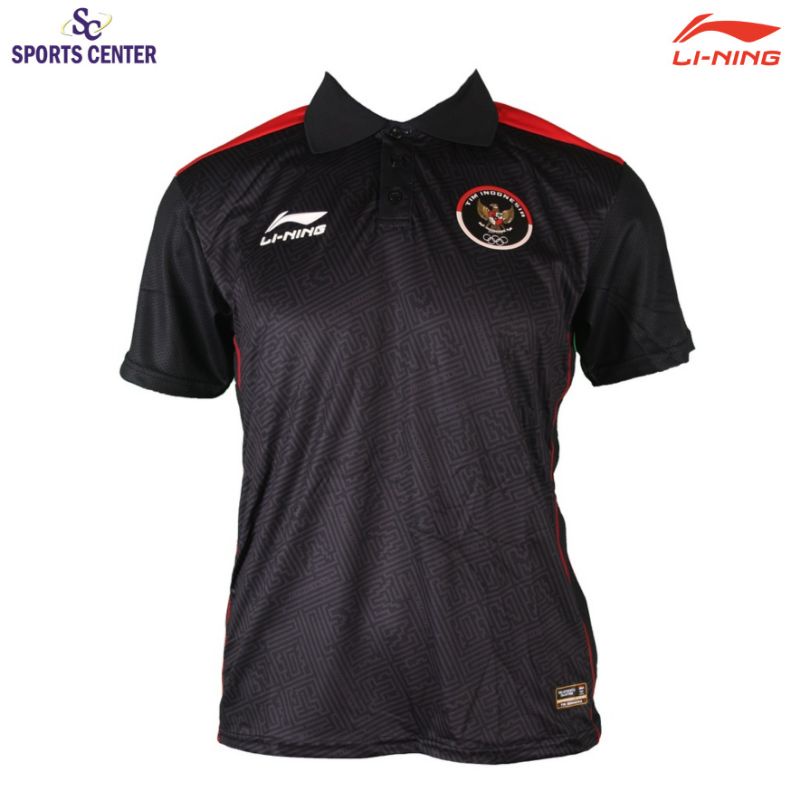New Kaos Polo Badminton Lining Player Sea Games Edition APLSB81 Black