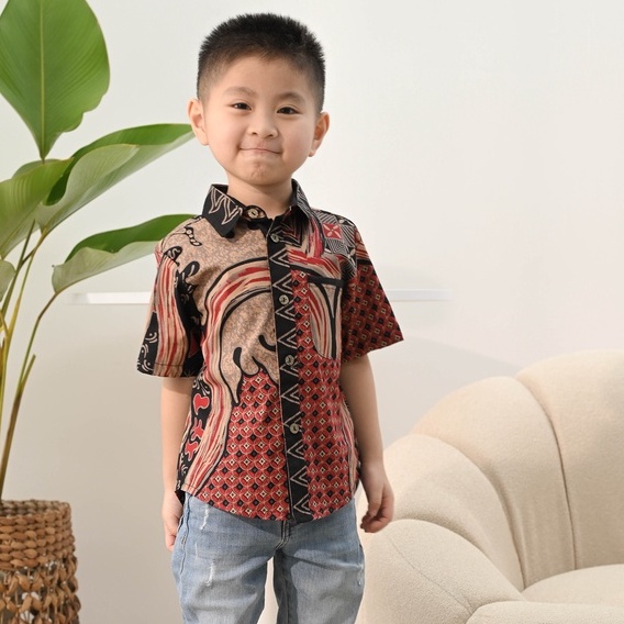 Batik Anak MTS/ Dress Batik Anak/ Kemeja Batik AnakSeragam Batik/ Batik Sekolah