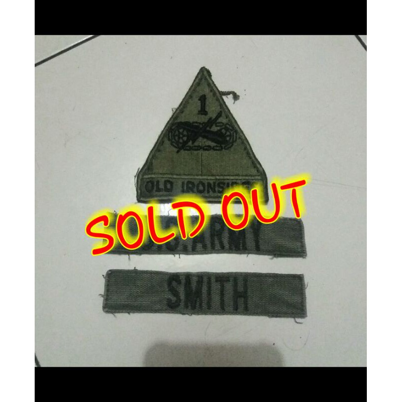 Patch Us Army Subdued Original Cabutan for Jaket M65 BDU Woodland