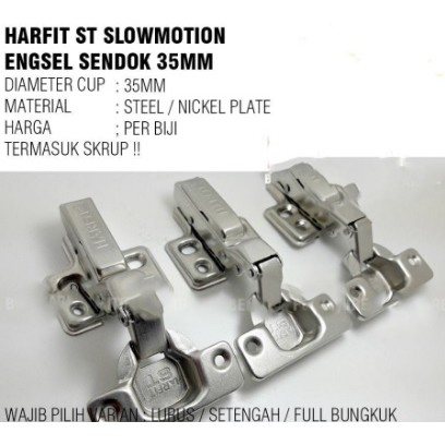 Harfit ST Engsel Sendok Slow Motion Lurus Bungkuk (Lenaga)