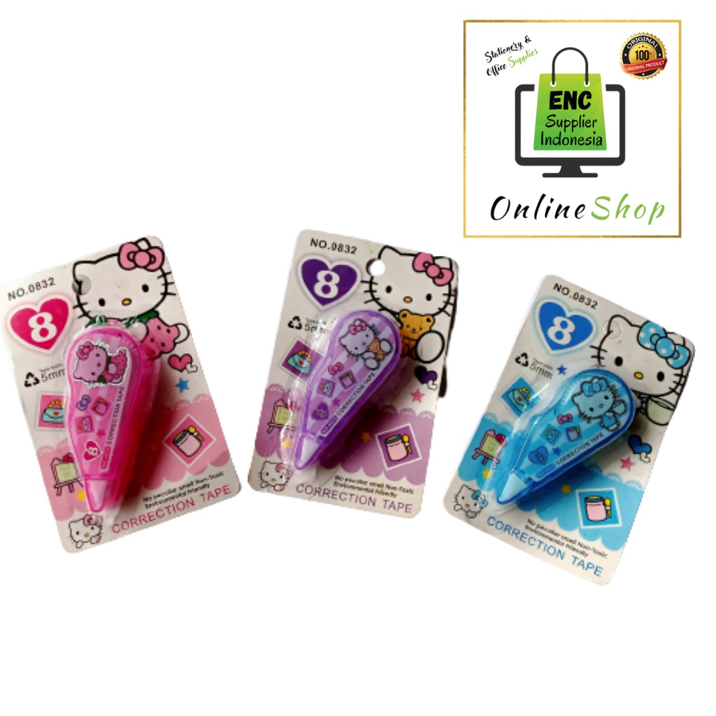 

fancy 1 buah tip ex kertas fancy 8mx5mm correction tape karakter per pcs