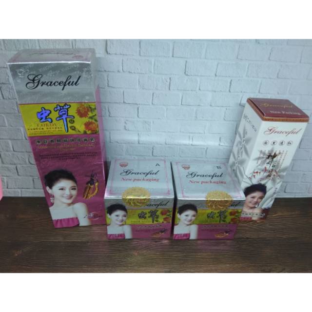PAKET LENGKAP CREAM CORDYCEPS GRACEFUL (BEST SELLER)