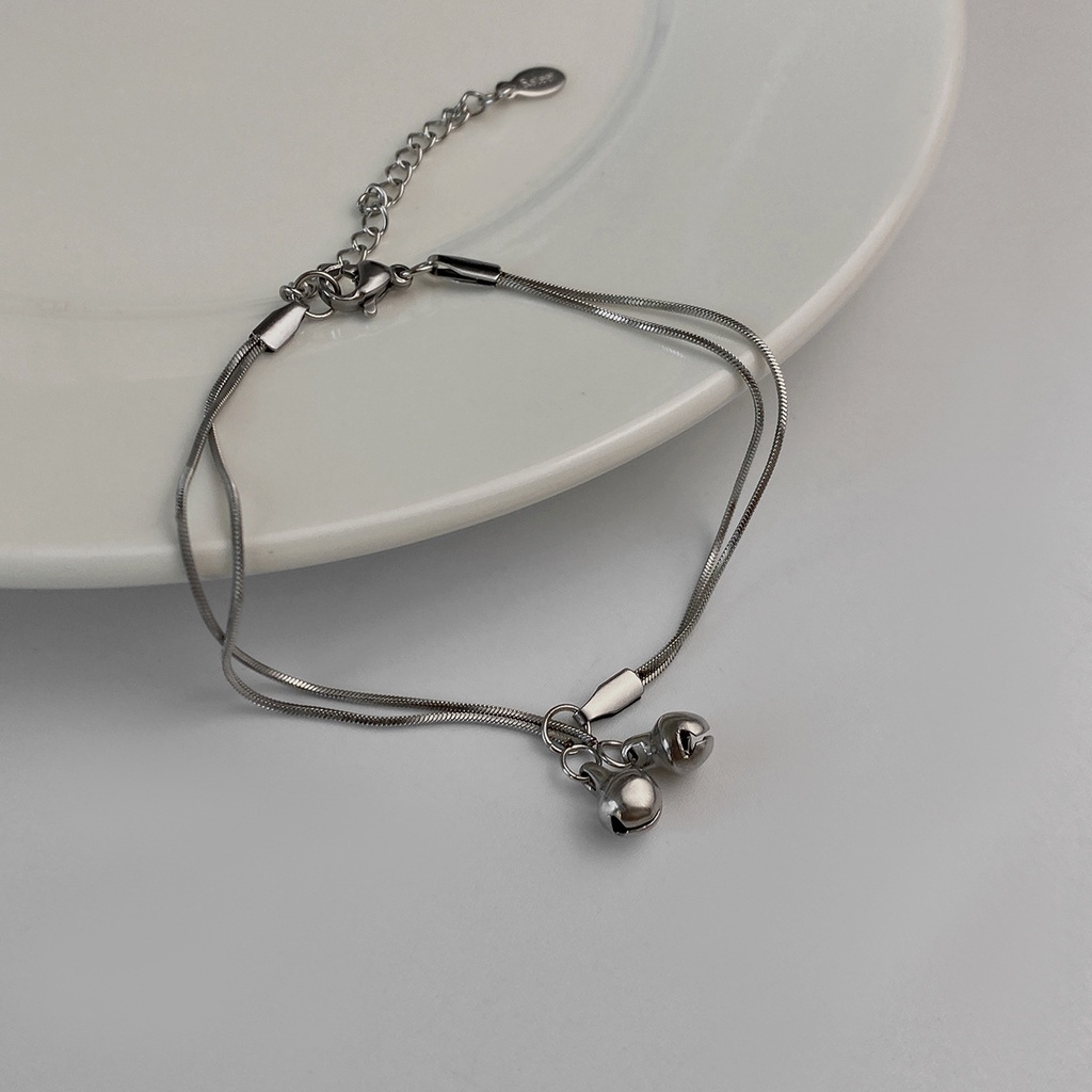 Lovesickness satu langkah pada satu waktu (seperti) minimalis Bell Gelang gadis ins pacar hadiah kep