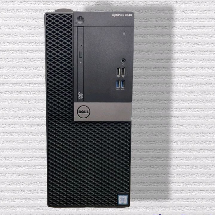 DELL OPTIPLEX 7040 MT CORE I7-6700 RAM 4GB DDR4 HDD 500GB SATA DVD RW SUPPORT HDMI DISPLAY PORT USB 3.0