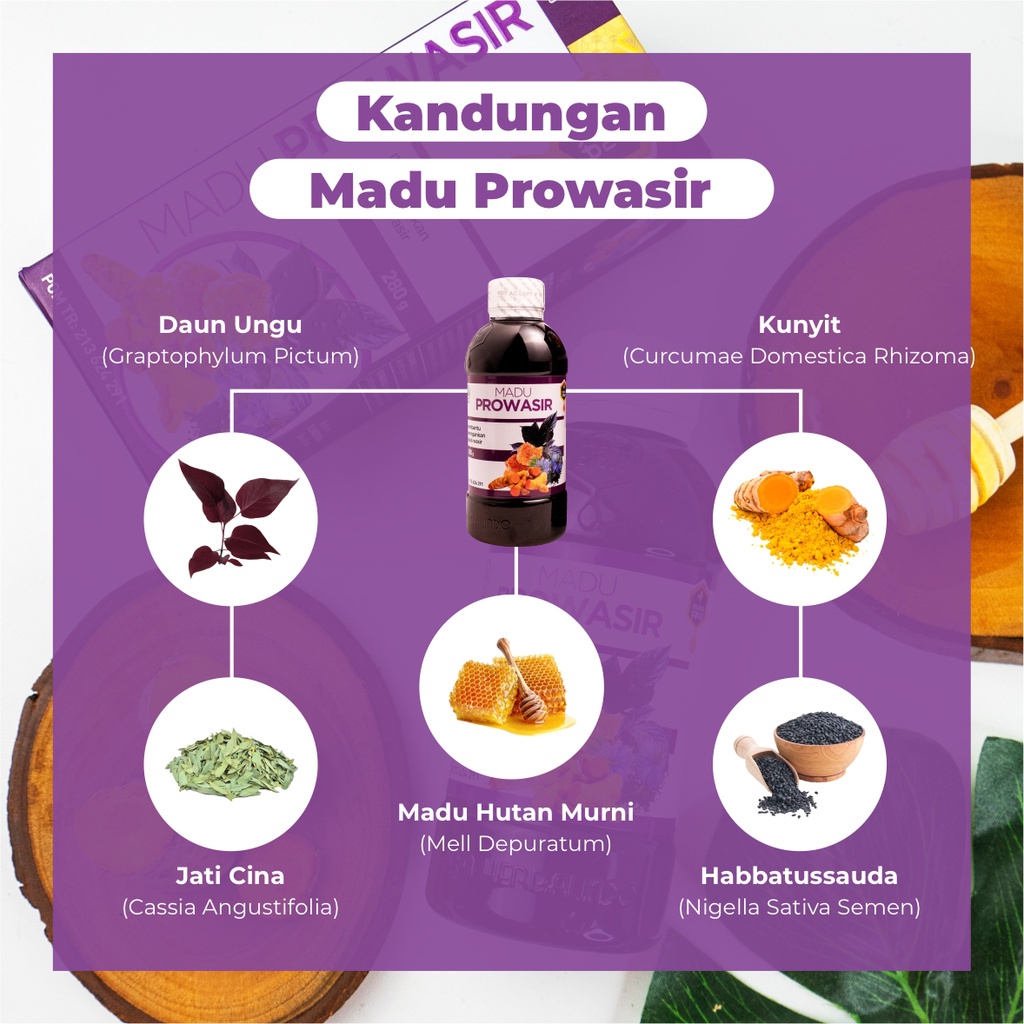 PROWASIR Madu Prowasir PRO WASIR Obat Herbal Wasir Ambeien Ambeyen Benjolan Anus BAB Berdarah Gatal Pada Anus Susah BAB Mukosa Anus