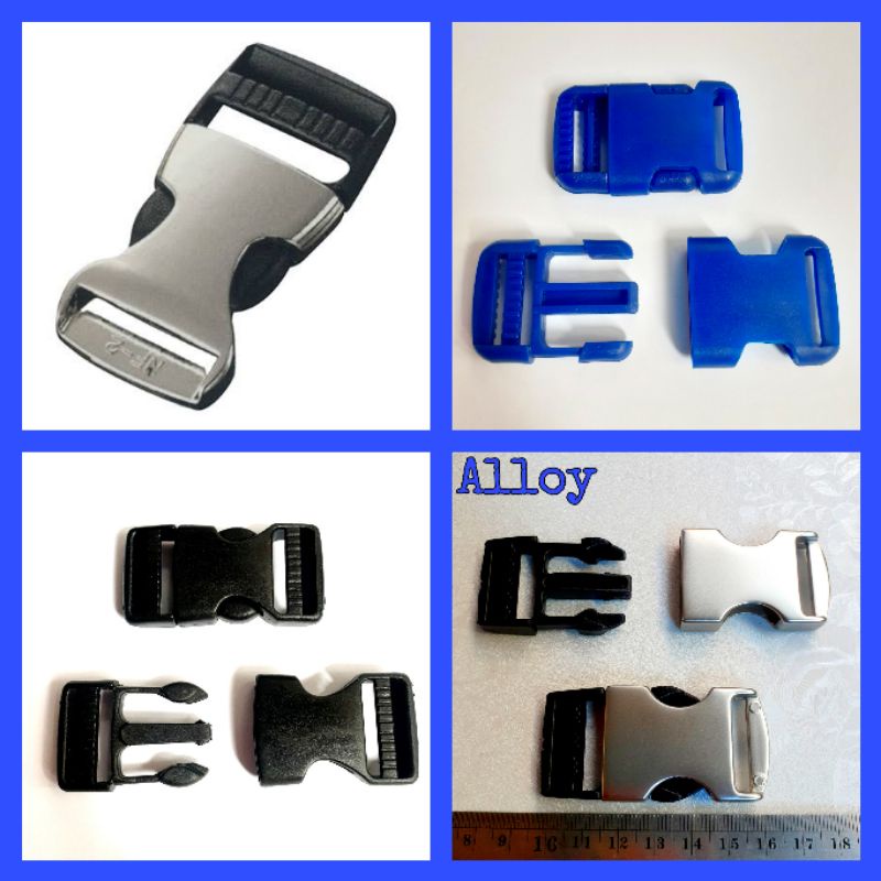 Buckle Kunci Sodok Slop Buckle Tas Gesper Premium Alumunium Alloy