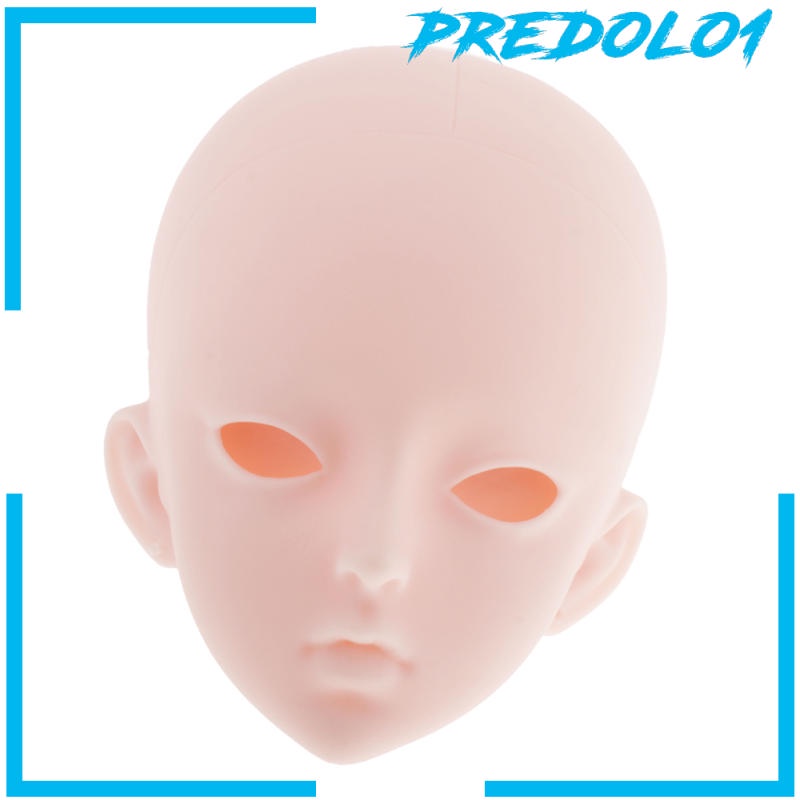 (Predolo1) Kepala Boneka Wanita Bahan Plastik Ukuran 60cm 1 / 3 Bjd
