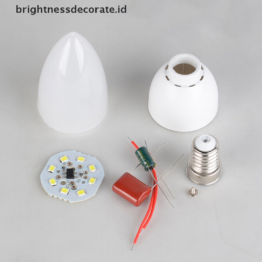 1 Pc Lampu Bohlam Lilin 8 Led E14 E27 Warna Putih Hangat