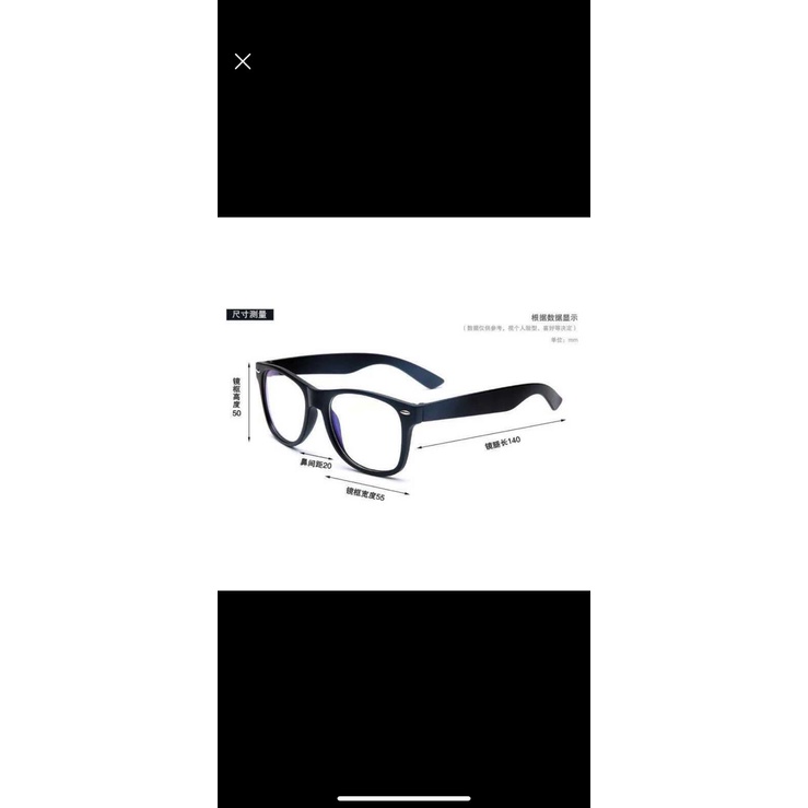 K706 Kacamata Fashion Anti Radiasi Style Korea Frame Sunglasses Lensa Bening Transparan