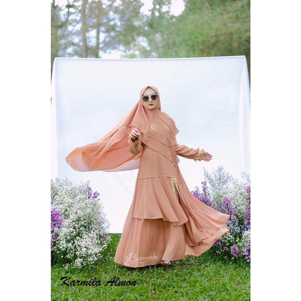 KARMILA Alana Daun by bermerks fatimah polos ultimate AnnisaStore